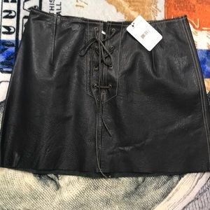 NWT. Leather. Free People.